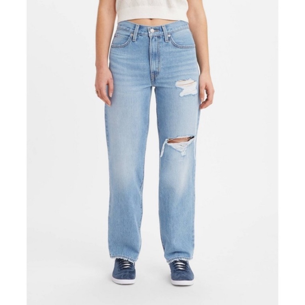 Levi's Women's Mid-Rise '94 Baggy Straight
Jeans - Medium Indigo 🆕